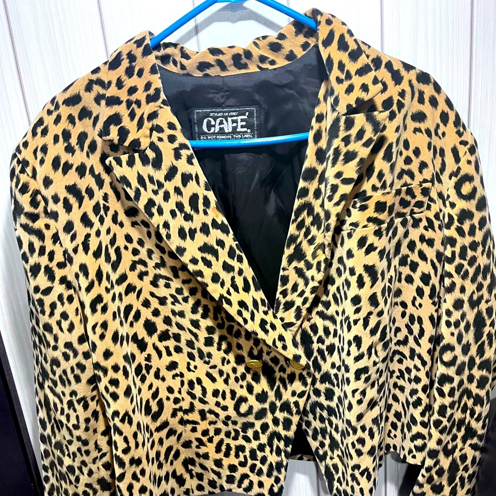 Cafe made in Italy Blazer, Nwot vintage no stains or rips